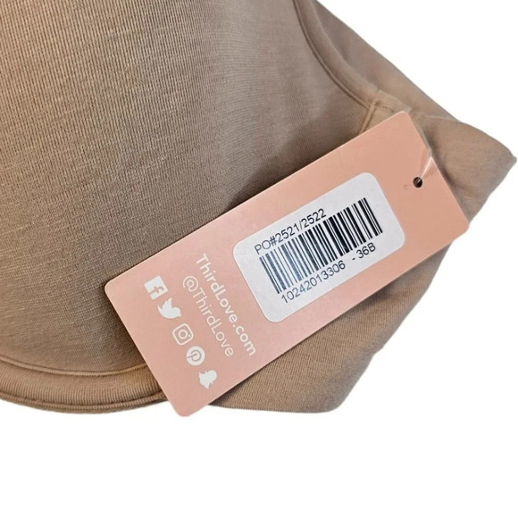 Third Love 24/7 Classic Nursing Bra  Nude Size 36B - Picture 9 of 9
